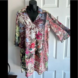 Silk ICE PLAY Hawaiian Dress